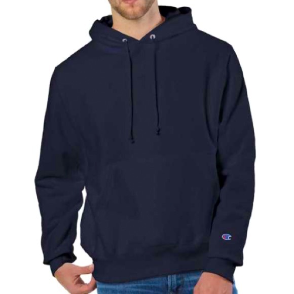 Champion Other - NEW Champion Men's Navy Blue Reverse Weave Hooded Sweatshirt Size 2XL-S1051
